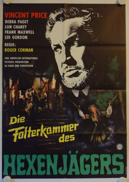 The Haunted Palace original release german movie poster